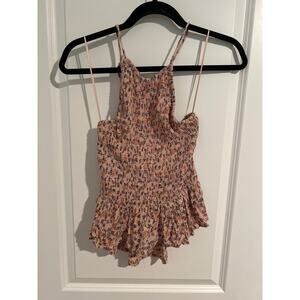 Patrons of Peace Floral Halter Top Women's Size S
Multicolor Sleeveless Blouse